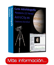 Curso de Astrofotografía Planetaria con webcam