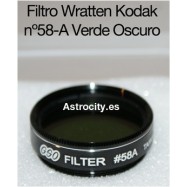 Filtro 58A verde oscuro wratten kodak GSO