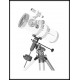 Montura EQ2 para telescopio. Marca Bresser