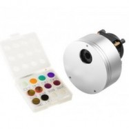 MiniCAM5 con filtros L, R, G, B, Black, Ha, OIII, SII y Hb