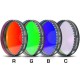 Set filtros RGBC para CCD 2"