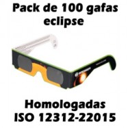 Pack 100 gafas eclipse homologadas