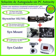 Solución de Autoguiado sin PC. SW102/500 + SynMount + SynGuider